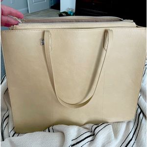 BEIS Work Tote in Beige